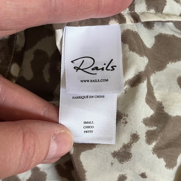 Rails Justine Nylon Midi Dress in Sepia Cheetah, Size Small, New with Tags! - Picture 9 of 12